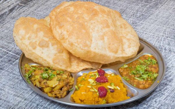 Halwa puri & Channy